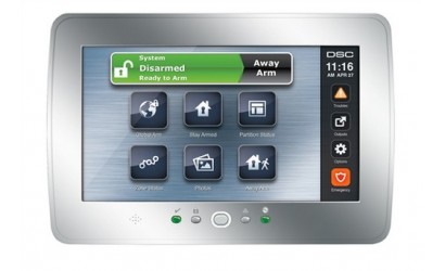 DSC PTK5507S POWERSERIES TOUCHSCREEN SECURITY INTERFACE